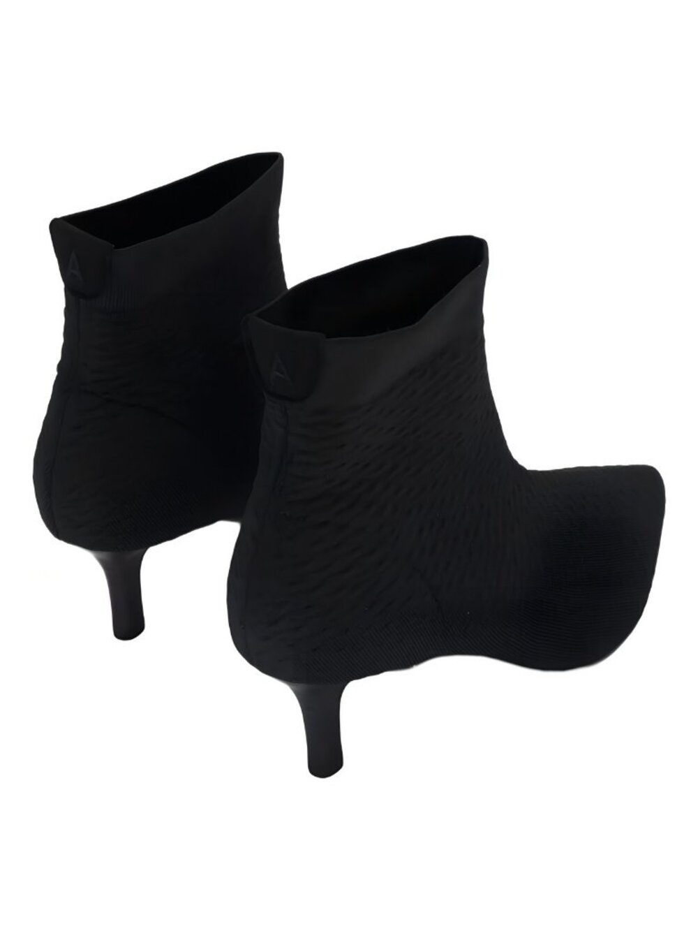 Aerosoles Women's Editta Knit Kitten Heel Bootie Black Knit Size 8.5M - Picture 3 of 6